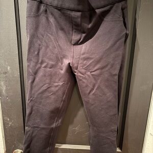 SPANX The Perfect Ankle Stretch Pants Black Leggings Size XL 20202R